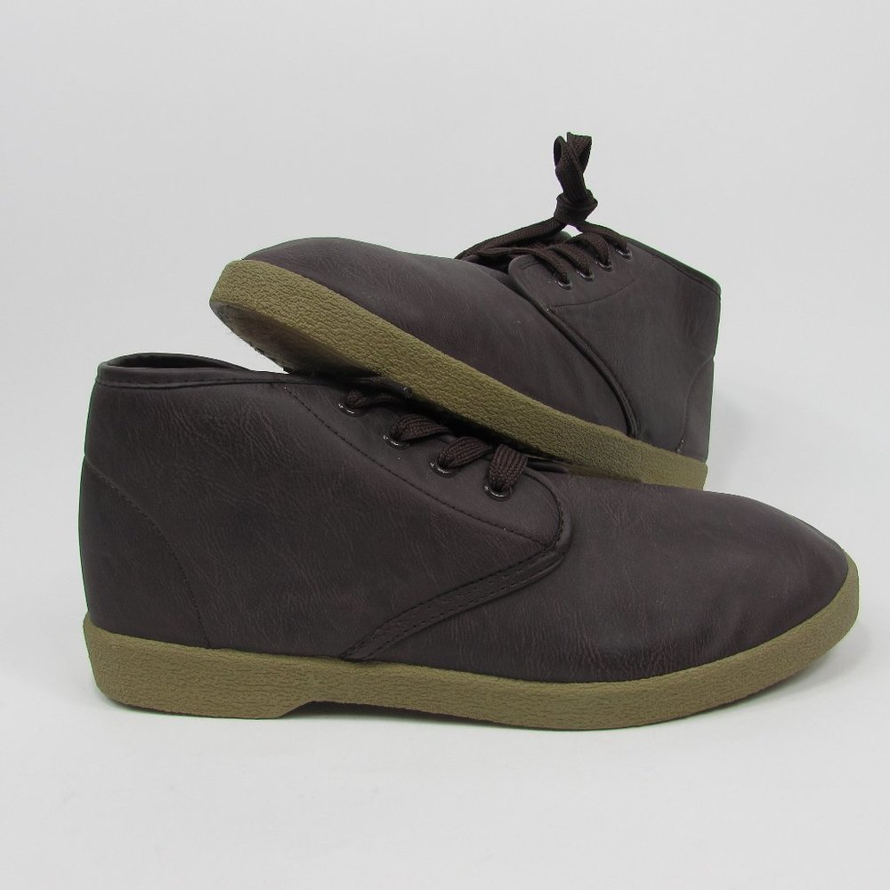 Hi Top Chukka Shoes Brown by Zig Zag Sz9.5